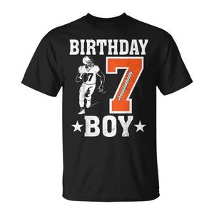 Maglietta per il compleanno di un ragazzo di 7 anni, amante del calcio, per celebrare il settimo compleanno per gli appassionati di sport - Product Image 1