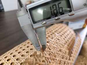 Meubles de cercle hexagonale de sangle de canne de rotin 16 "x5FT - Product Image 2