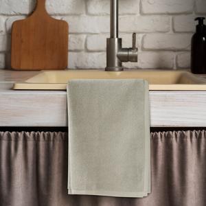 Ensemble de serviettes éponge unilatérales 100% coton plat en bambou tissé à carreaux conçu sur mesure pour un usage commercial domestique pour les serviettes de cuisine - Product Image 6