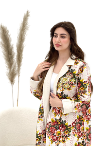 2025 verano Unisex Floral Kantha Robe Wrap vestido al por mayor abrigo de baño para damas de honor Spa Hotel playa desgaste Casual Kimono - Product Image 3