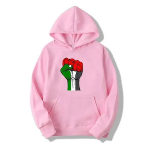 เสื้อฮู้ด Palestine ปักดีไซน์ใหม่พิมพ์ซับลิเมชันฟรีย้อมสีล้วนสำหรับฤดูหนาว - Product Image 3