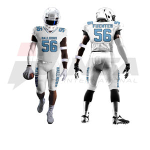 Conjunto de uniforme de fútbol americano de sarga de aparejos personalizados, ropa de juego de equipo, Jersey y pantalones, uniforme de fútbol americano personalizado - Product Image 3