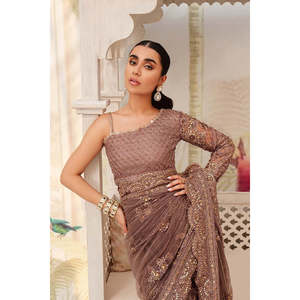 ชุดแต่งงานสุดหรูสำหรับผู้หญิง NORA by Zarqash 2025 Festive Wedding Edition-TC-1364 สีม่วงอ่อนแบบเนื้อนุ่ม รุ่น Bareeza Net - Product Image 3