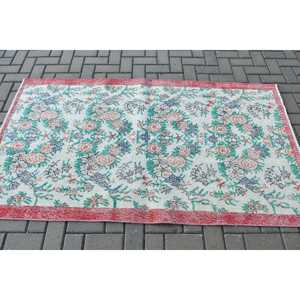 พรมลายตุรกีโบราณ ขนาด 3.5x6.4 ฟุต (108x194 ซม.) สีแดงแบบเปอร์เซีย - Product Image 3