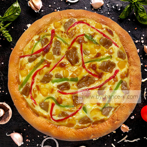 Mockup di Pizza di pesce finto realistico Premium per il Design del Menu di prodotti alimentari di alta qualità per ristoratori e fotografi - Product Image 4