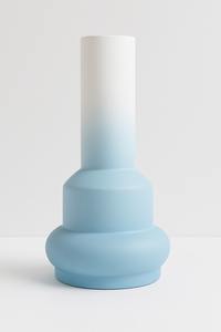 ตกแต่งแจกันดอกไม้โลหะทำด้วยมือสีขาวสีน้ำเงินป้องกันสนิมเป็นมิตรกับสิ่งแวดล้อมดีไซน์ไร้กาลเวลาคุณภาพสูงสำหรับบ้านที่มีความซับซ้อน - Product Image 3