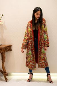 Kanya Libas – Nouvelle veste courte unisexe en lin et coton, style bohème Kantha, pour femme, tendance et explosive - Product Image 1