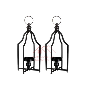 Farol de Vela de Metal Galvanizado, Estilo Vintage - Product Image 3