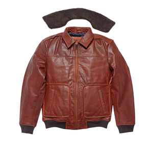 Premium Custom <b>Leather</b> Bomber <b>Jacket</b> With Personalized Logo Printing Embroidery <b>Mens</b> Womens Outerwear OEM Factory - Product Image 1