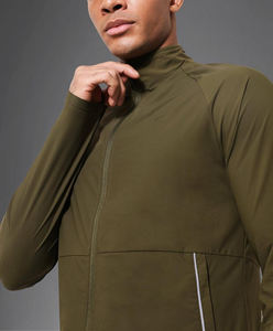 Chándal de hombre con logotipo personalizado de alta calidad, chándal de entrenamiento para correr liso, chándal con cremallera para hombre - Product Image 2