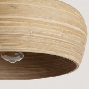 Lámpara colgante de mimbre con pantalla de bambú de Vietnam, cubierta de lámpara tejida hecha a mano Natural de estilo moderno ecológico para decoración del hogar - Product Image 6