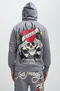 Sudadera con Cremallera OEM de Alta Calidad, 100% Algodón Felpa, Funcional, Gruesa, 380gsm, con Parche Bordado y Estampado, para Hombre, Invierno - Product Image 6