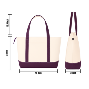 Sac fourre-tout de bureau pour femme en toile de coton grande capacité, idéal pour le quotidien, les voyages, le transport de vêtements et le shopping – Offre spéciale - Product Image 2
