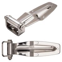 Charnière de porte de conteneur de camion et remorque en acier inoxydable robuste, modèle personnalisé, résistante à la corrosion, fabrication industrielle