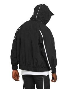 2025แจ็คเก็ตกันลมไนลอนสำหรับผู้ชายเสื้อกันลมมีฮู้ดสำหรับผู้ชายสไตล์ฮิปฮอปแบบกำหนดเองแฟชั่นใหม่ - Product Image 6