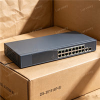 Kit d'interphone vidéo IP HIK Original DS KIS610 P avec boîtier, audio bidirectionnel, déverrouillage à distance, surveillance pour villa et maison