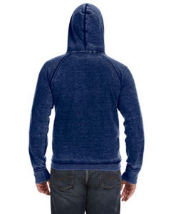 Sweat à capuche d'hiver à col double en molleton 100% coton lourd de 500 g/m², lavé à l'acide - Product Image 6