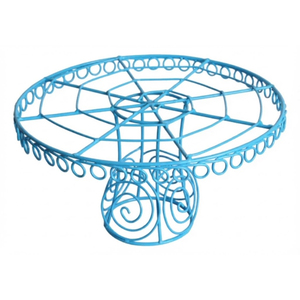 Soporte para Pastel de Hierro con Diseño de Alambre, Ecológico, Apto para Lavavajillas, Acabado Negro, de Una Sola Capa, para Hogar, Bodas, Fiestas de Cumpleaños, Decoración de Mesa - Product Image 2