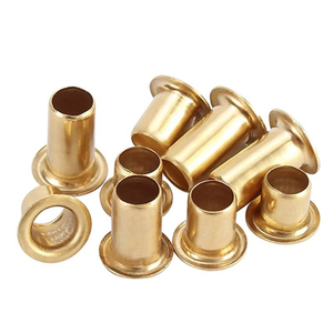 Rivets tubulaires en laiton DIN7340 sur mesure, rivets creux en cuivre à tête fraisée pour la vente en gros - Product Image 1