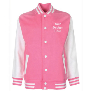 Hot Sale Cheap Price Windbreak Custom logo Varsity Jackets for Women Crew Neck Baseball <b>Coats</b> Letterman Jacket Woman - Product Image 1