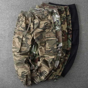 OEM 2025 Pantalon cargo de camouflage à la mode pour hommes Pantalon décontracté de meilleure qualité Pantalon cargo à taille élastique avec cordon de serrage Pantalon pour homme - Product Image 1