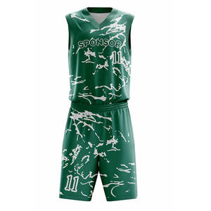 ชุดบาสเกตบอลผ้านุ่มใส่สบายระบายอากาศได้ดีโลโก้ออกแบบได้ตามต้องการ - Product Image 5