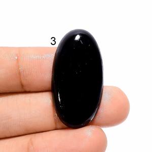 คุณภาพสูง 100% สีดําธรรมชาตินิล Faceted หยดหลวม Faceted อัญมณี 30 มม.อาเกตสีดํา Faceted หยดสําหรับเครื่องประดับ - Product Image 4