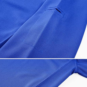 เสื้อโปโลสำหรับผู้ชายผ้าฝ้ายทำจากผ้าฝ้ายระบายอากาศได้ดี - Product Image 4