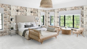 Carreaux de porcelaine aspect pierre de marbre de qualité supérieure 600x1200mm Design moderne salon salle de bain appartement mur intérieur sol - Product Image 6