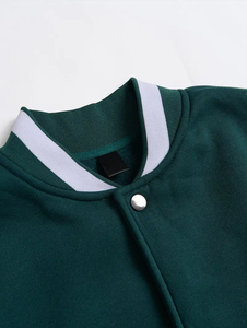 Venta caliente de encargo del estilo fresco de los hombres chaquetas de invierno Versity béisbol Bomber chaqueta de lana para los hombres - Product Image 4