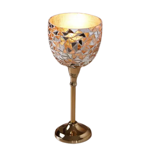 ผู้ถือเทียนหลายสีโมเสกแก้วพายุเฮอริเคนตกแต่งพายุเฮอริเคนแบบดั้งเดิม - Product Image 6