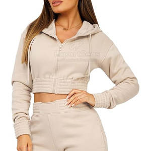 En stock nuevo, Top corto ligero para mujer, chándal hecho a medida para mujer, Top corto, chándal a la venta - Product Image 4