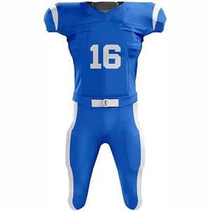 Uniforme de Fútbol Americano Sublimado Personalizado de Último Diseño, Jersey Corto 100% Poliéster, Transpirable, Unisex para Adultos - Product Image 5
