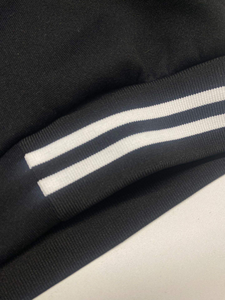 Veste universitaire en toile respirante à carreaux noirs, rouges et blancs personnalisée pour femmes, veste de baseball, bomber, streetwear universitaire, logo - Product Image 5