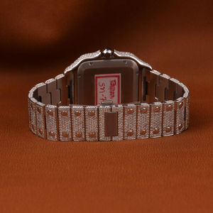 Bling Vvs Moissanite Diamond Watch Hip Hop Top Brand Luxury Iced Out Relojes Pass Diamond Tester Reloj de pulsera para hombres - Product Image 4