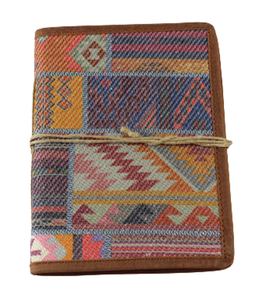 สมุดโน๊ต A5 kelim พิมพ์ลายแบบพรีเมี่ยมทำด้วยมือกระดาษ100% หนังแท้เติมได้สมุดไดอารี่ตั้งโต๊ะปรับแต่งได้-สมบูรณ์แบบ - Product Image 1