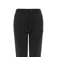 Ensemble pantalon évasé et sweat à capuche personnalisé pour femme, couleur unie, 100% coton molletonné, écologique, vêtements décontractés d'hiver