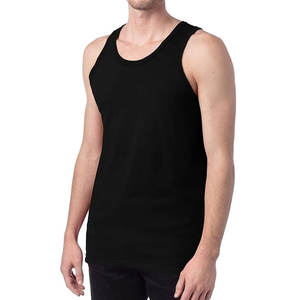 Las camisetas sin mangas transpirables de talla grande para hombre con diseño de servicio OEM más vendidas de Pakistán, ropa de gimnasio, camiseta sin mangas para hombre - Product Image 4
