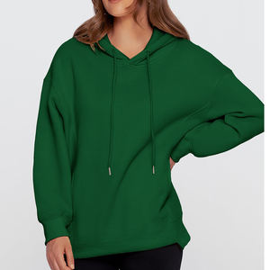 เสื้อฮู้ดใหม่สำหรับผู้หญิง, เสื้อลำลองสตรีทแวร์โชว์ไหล่เสื้อฮู้ดถักเป็นมิตรต่อสิ่งแวดล้อมระบายอากาศได้ดี - Product Image 5