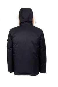 Abrigo largo de Invierno para mujer Chaqueta acolchada con capucha de piel real/falsa - Product Image 2