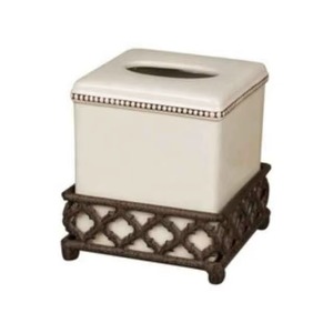 SOPORTE DE TEJIDO CUADRADO DE DISEÑO MODERNO HECHO CON ACERO INOXIDABLE DISEÑO DE TENDENCIA DURADERO Y LARGA VIDA - Product Image 1