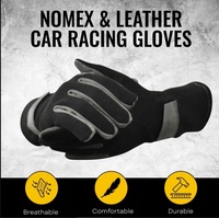 Gants de course confortables automobile Nomex résistant à la chaleur anti-dérapant écran tactile Flexible léger désert ignifuge