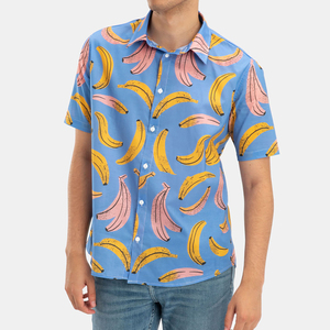 เสื้อเชิ้ตฮาวายชายหาดแขนสั้นสำหรับผู้ชายเสื้อเชิ้ตชายหาดสำหรับวันหยุดฤดูร้อนงานตามสั่ง - Product Image 1