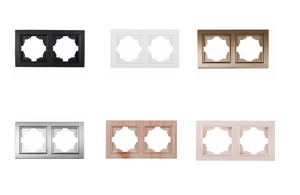 Venta caliente moderno blanco madera ABS plástico 16A 220V UE/Reino Unido/EE. UU. Interruptor de enchufe de doble marco para uso en el hogar y la Oficina de alta calidad - Product Image 2