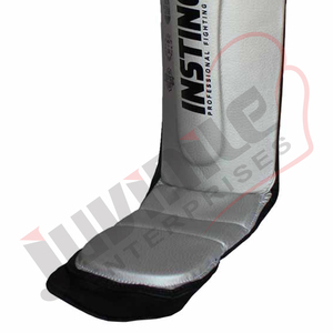 Arts martiaux professionnels de haute qualité porter Kickboxing protège-tibia en cuir synthétique fait confortable platine MMA protège-tibia - Product Image 6