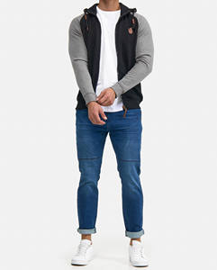 Dernier sweat-shirt à capuche en molleton français de haute qualité avec fermeture éclair - Design surdimensionné à épaules tombantes Sweat-shirt personnalisé pour hommes - Product Image 1