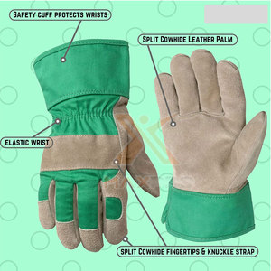 Factory Direct Sale Leather Working <b>Gloves</b> Waterproof/Fireproof/Anti-Slip General Purpose Safety Wear Customizable for Men Women - Product Image 2
