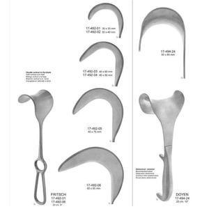 Rétracteur abdominal Doyen 25 cm de long, lame 50x85 mm, acier inoxydable, haute qualité, certifié CE, instruments chirurgicaux d'usine - Product Image 3
