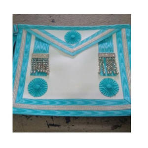 Tablier maître maçon Regalia maçonnique Tablier grand maître passé Tablier maçonnique brodé à la main Tablier d'intendant provincial - Product Image 1