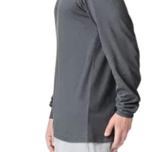 Camiseta informal de manga larga para hombre, de algodón suave, cuello redondo, color sólido, ajuste cómodo, estilo urbano. - Product Image 3